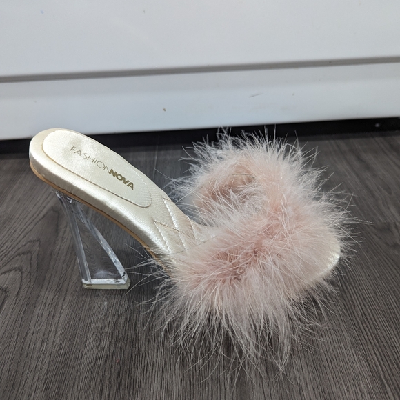 Fluffy Slide Heels - Picture 4 of 5
